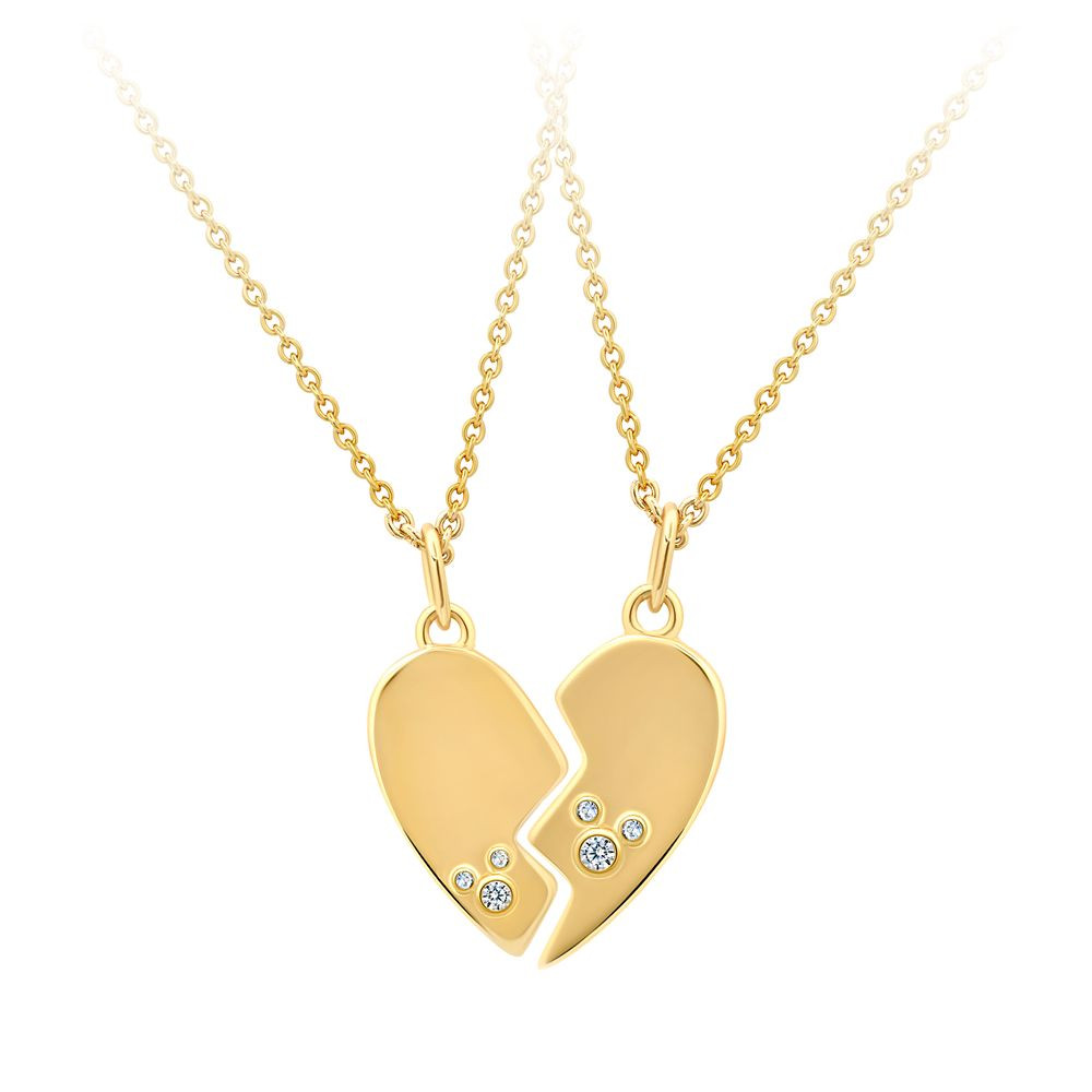 Mickey Mouse Icon Friendship Necklace Set by CRISLU | Disney Store