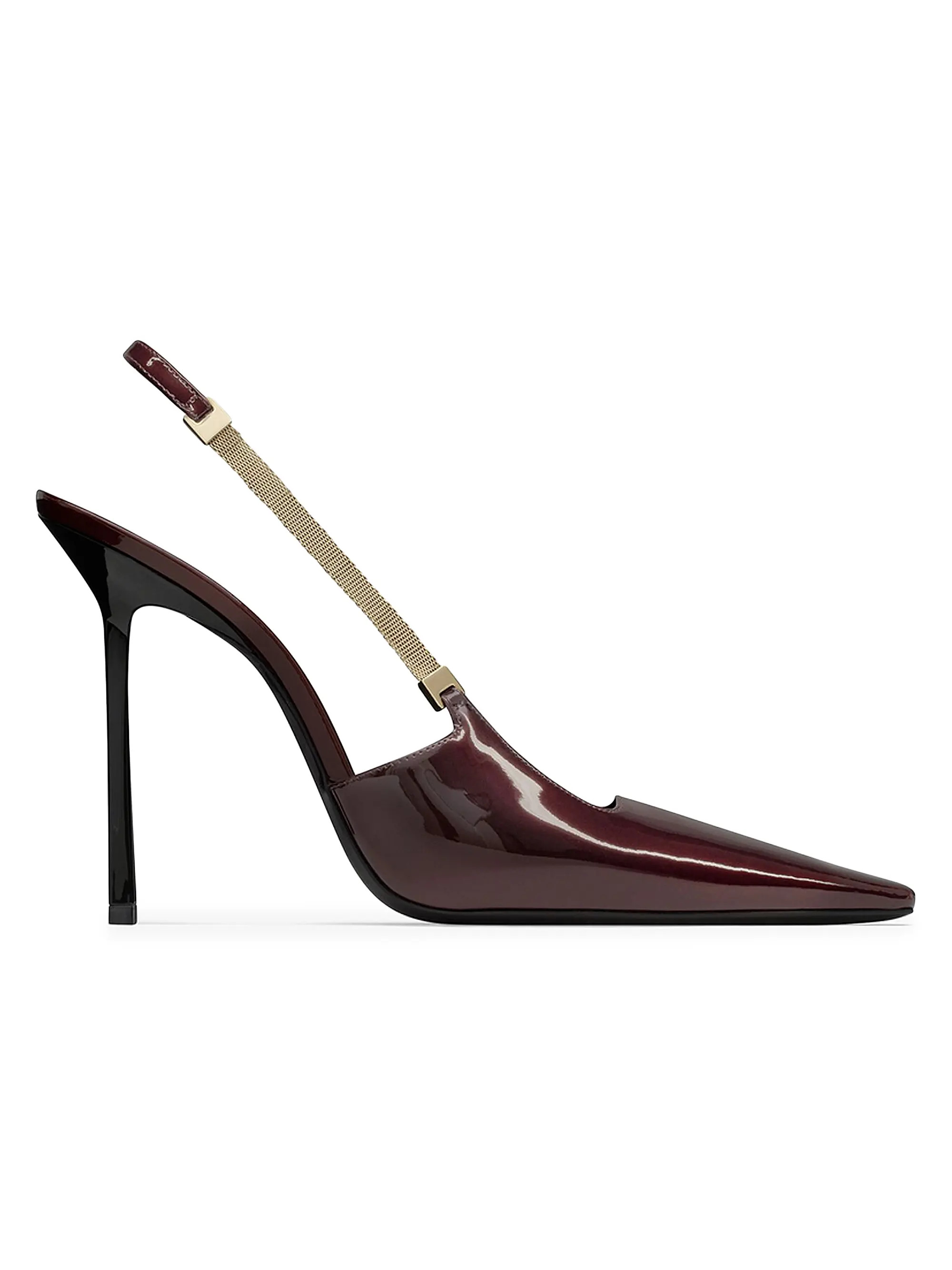 Saint LaurentBlake Slingback Pumps In Patent Leather | Saks Fifth Avenue