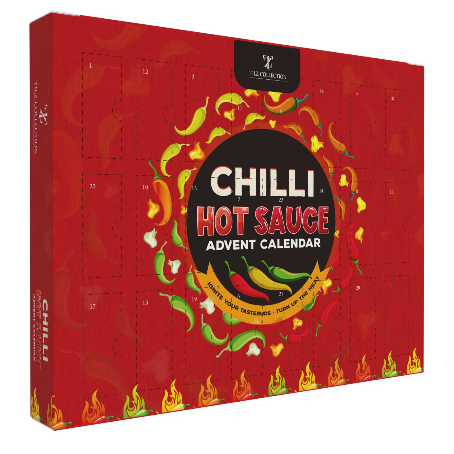 Hot Sauce Advent Calendar 2025-24 Days Chilli Sauce Advent Calendar 2025 Men, Non-chocolate Women... | Amazon (US)