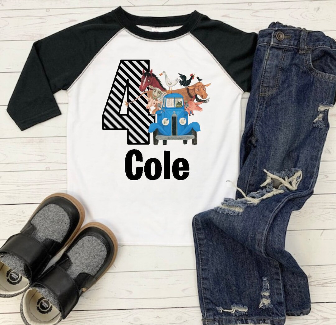 Blue truck birthday shirt baseball raglan 3/4 sleeve tee First 1, 2, 3, 4, 5, 6, 7 | Etsy (US)