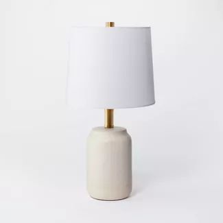 Small Assembled Table Lamp Cream - Threshold™ designed with Studio McGee | Target