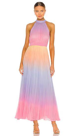 Emi Pleat Dress in Multi | Revolve Clothing (Global)