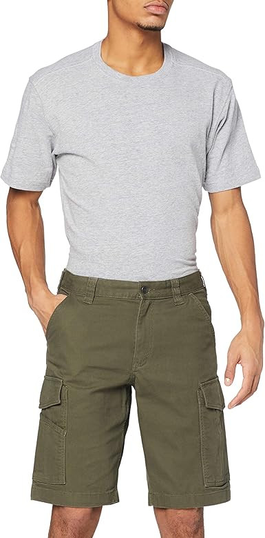 Carhartt Men's Rugged Flex Relaxed Fit Canvas Cargo Work Short | Amazon (US)