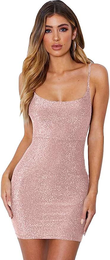 FV RELAY Women's Bodycon Wrap Mini Dress | Amazon (US)