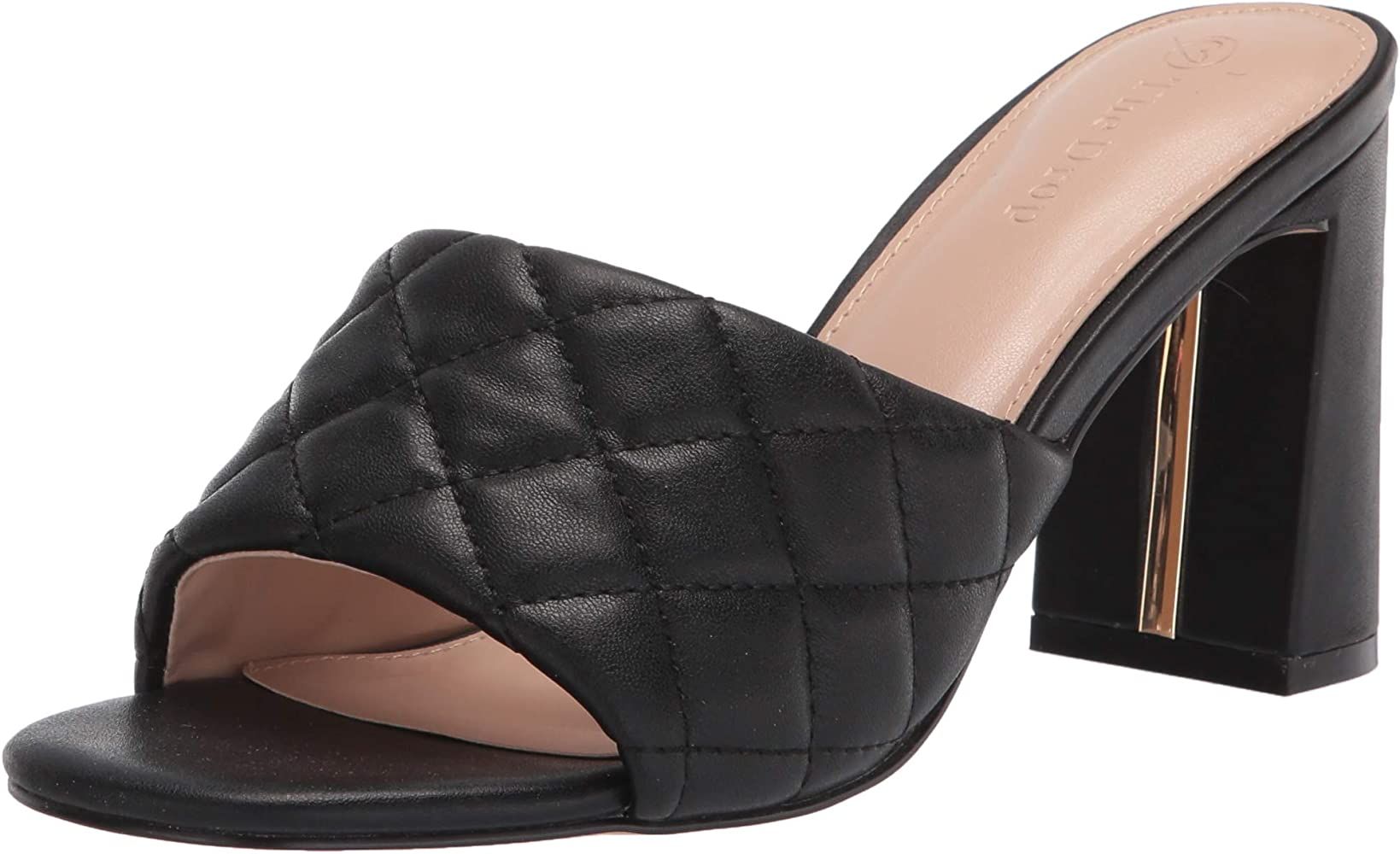 The Drop Women's Pattie High Block-Heeled Mule Sandal | Amazon (US)