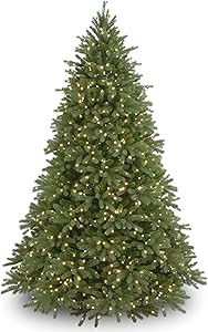 Amazon.com: National Tree Company 'Feel Real' Pre-lit Artificial Christmas Tree | Includes Pre-st... | Amazon (US)