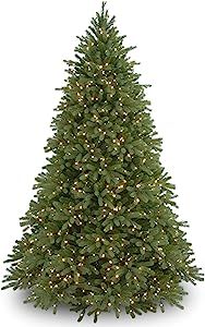 National Tree Company 'Feel Real' Pre-lit Artificial Christmas Tree | Includes Pre-strung White L... | Amazon (US)