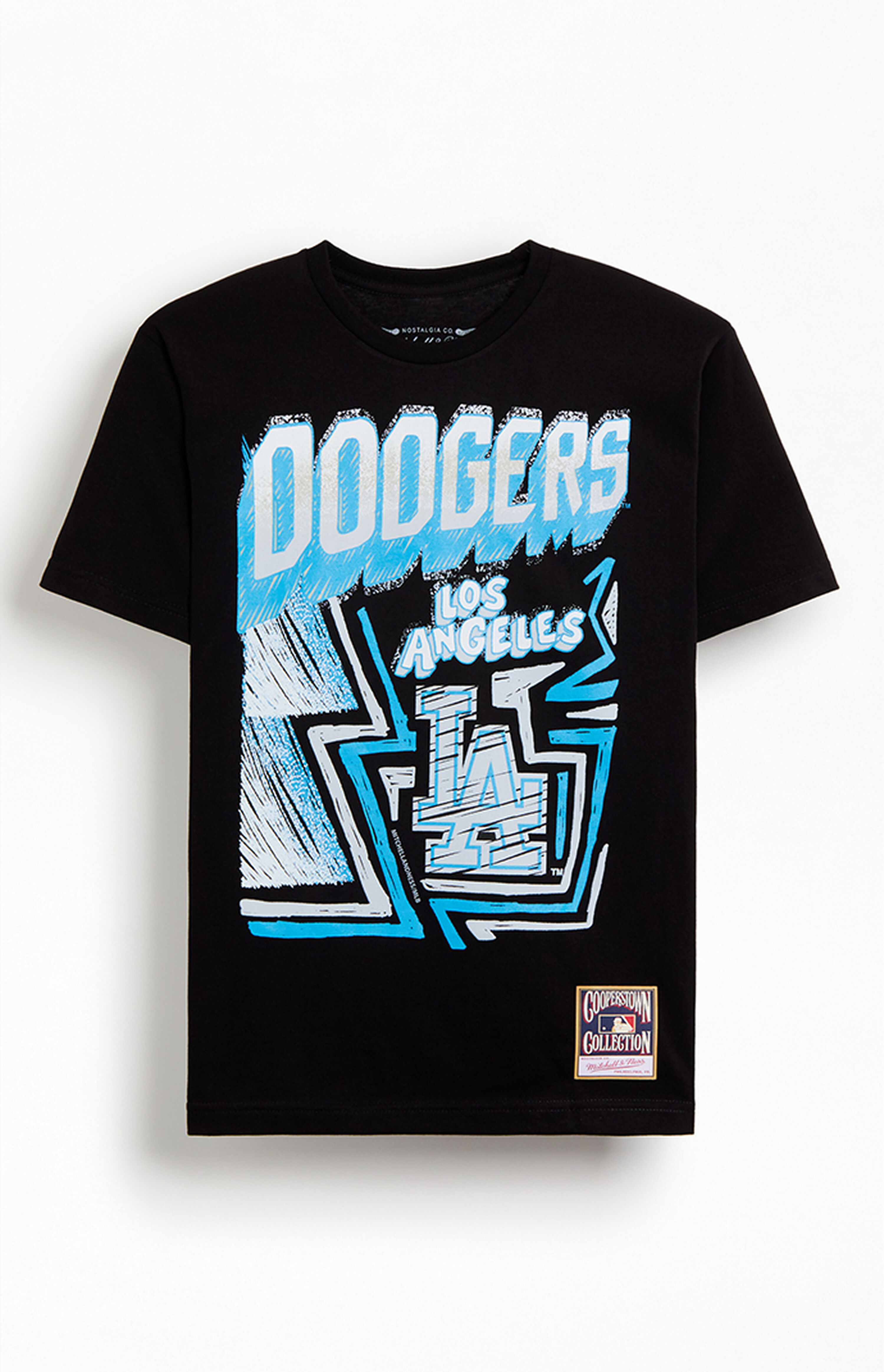 Mitchell & Ness Sidewalk Sketch Los Angeles Dodgers T-Shirt | PacSun