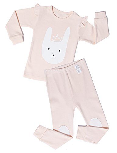 UniFriend Premium 100% COTTON Little Girls,Boys 2 Piece Pajama Set "Rabbit" US 4~5Y/Asia 110 (KGSPJ0 | Amazon (US)
