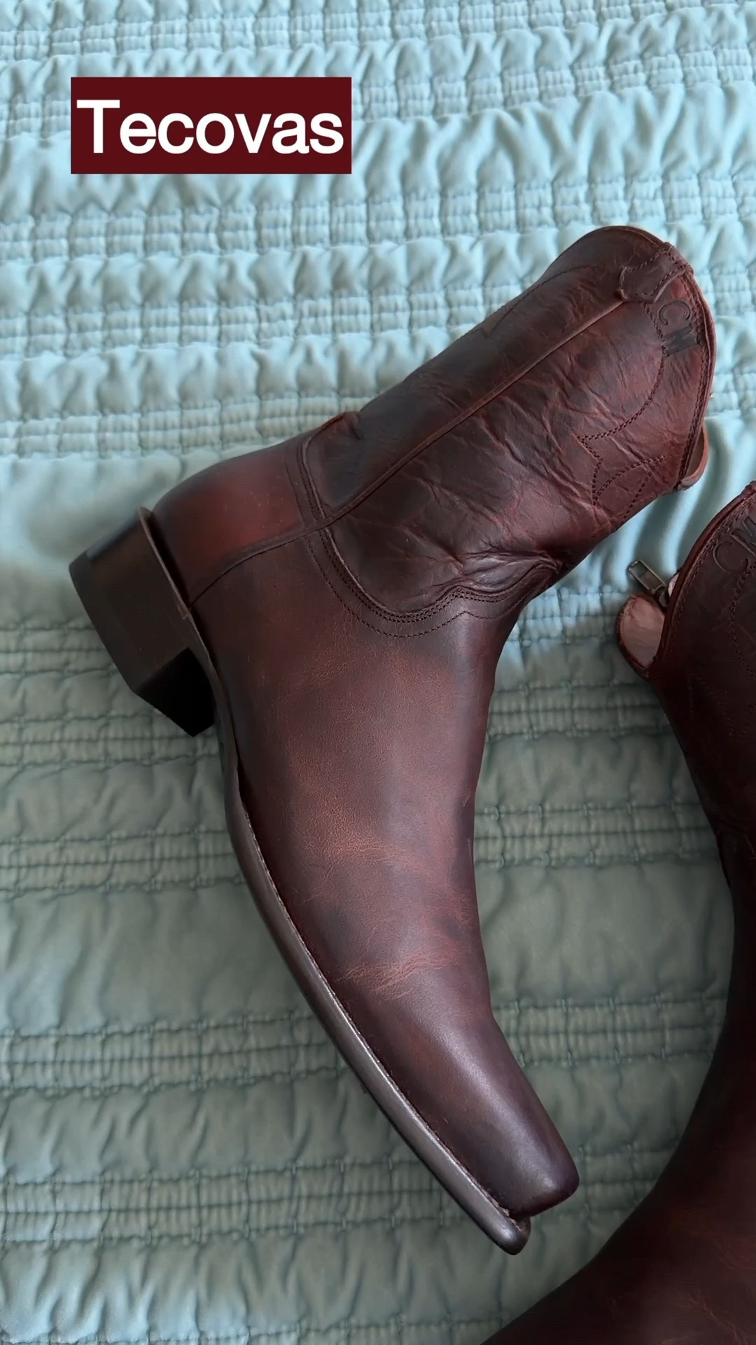 Chris picked up the Dean boots from Tecovas and they are already a favorite. He says they are super comfortable right out of the box. We added his initials with Tecovas’ custom branding (included with purchase), which makes them feel extra special. These boots pair perfectly with straight or boot cut jeans and have that versatile style that works for everyday without feeling too western.

✨ Styling tip: If you’re shopping for boots, look for a pair that can transition seamlessly from casual weekends to dinners out. It makes them so much more wearable.

#LTKStyleTip #LTKMens #LTKShoeCrush