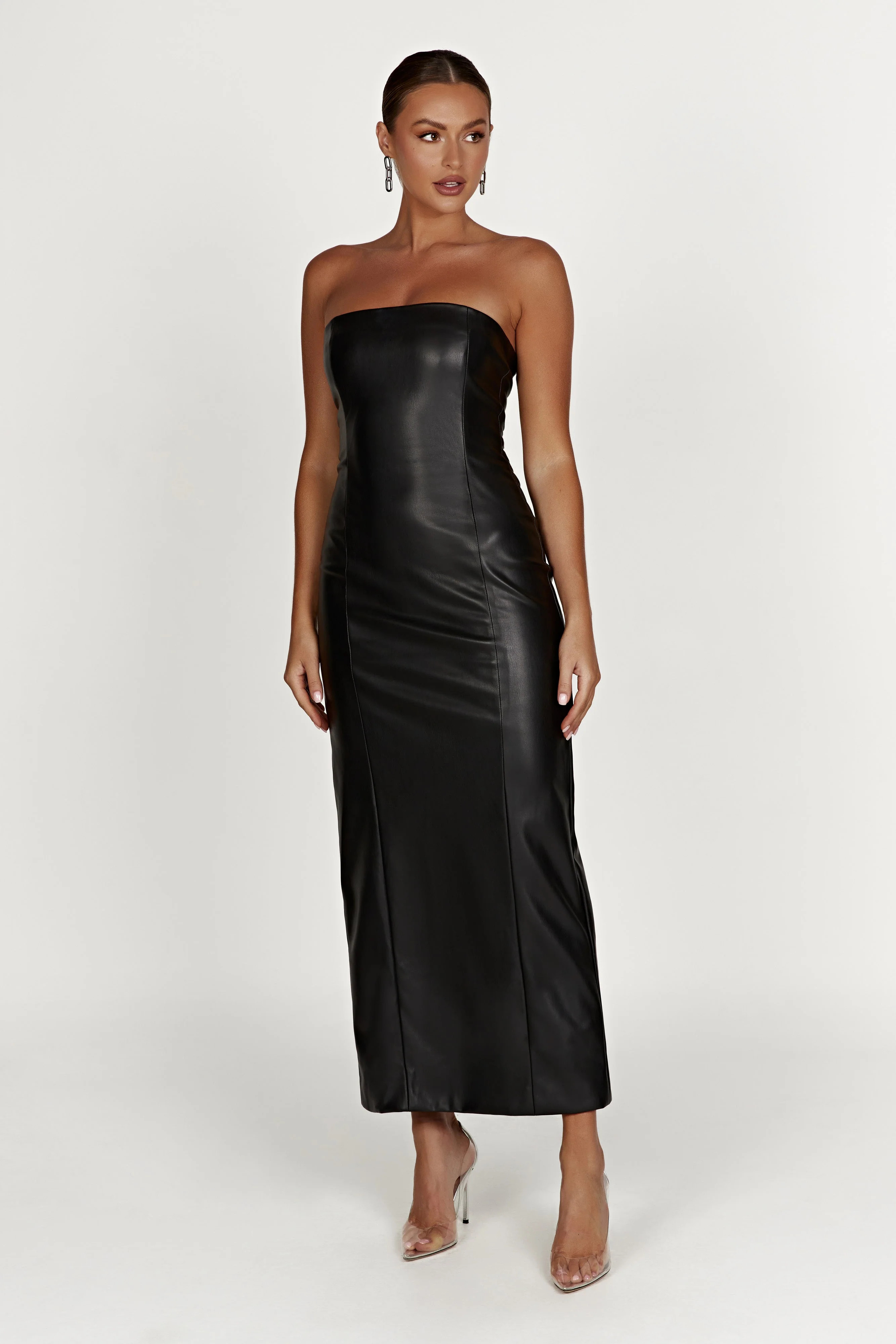 Roberta Pu Maxi Dress - Black | MESHKI US