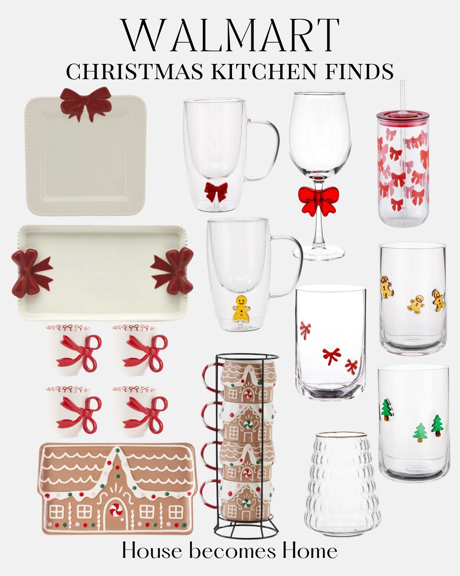 Walmart Christmas kitchen finds! 

#LTKHoliday #LTKSeasonal #LTKHome