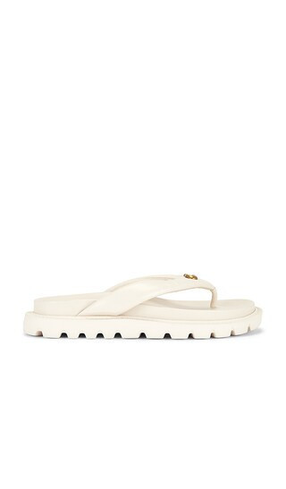 Coach Brynn Thong Sandal in Ivory. - size 7.5 | Revolve Clothing (Global)