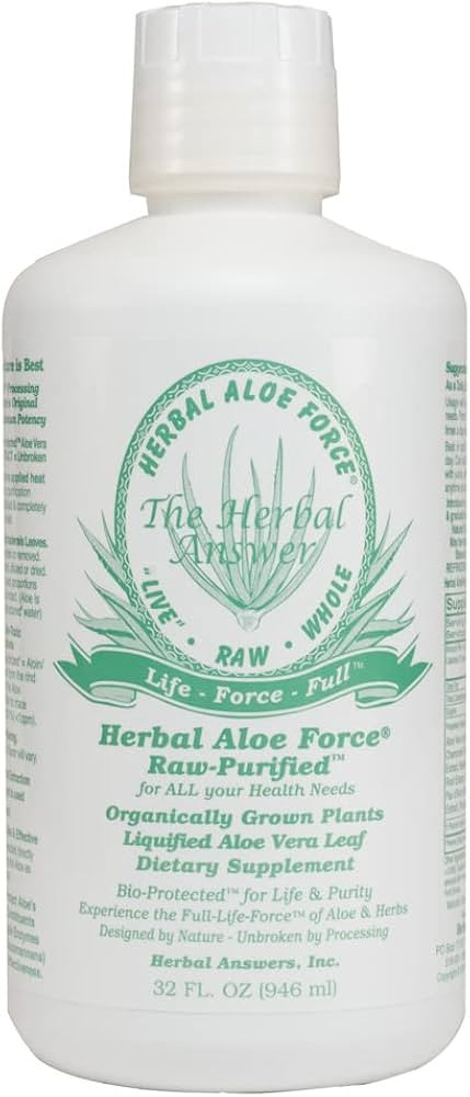 Herbal Aloe Force Aloe Vera and Herbal Dietary Supplement, 32 fl oz | Amazon (US)
