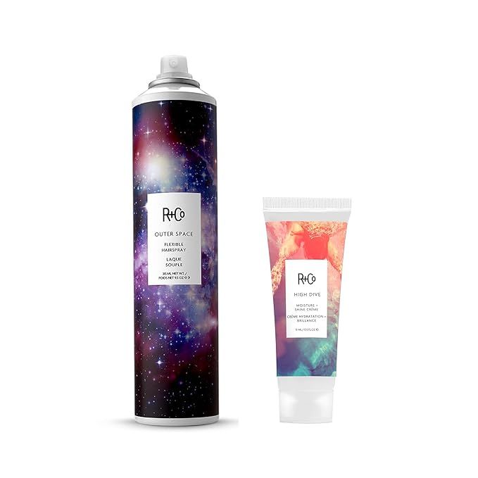 R+Co Outer Space Flexible Hairspray (9.5 Oz) + High Dive Travel Size (.5 Oz) | Vegan + Cruelty-Fr... | Amazon (US)