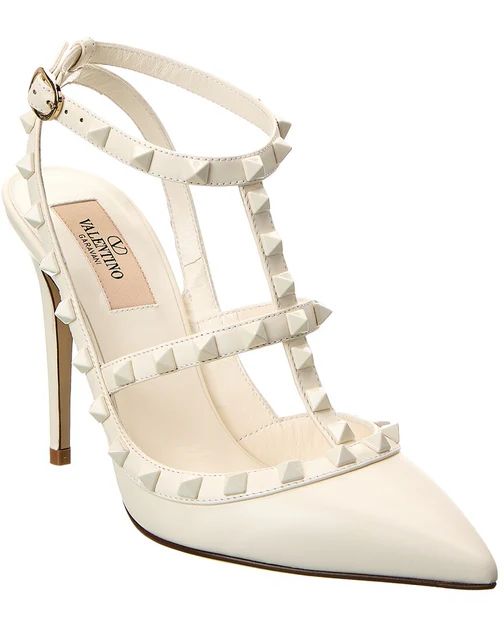 Valentino Rockstud Caged 100 Leather Pump | Shop Simon