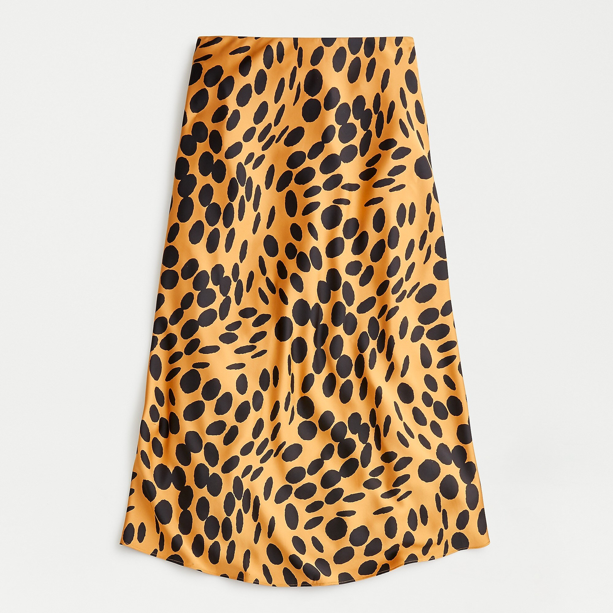 Pull-on slip skirt in wavy dots | J. Crew US