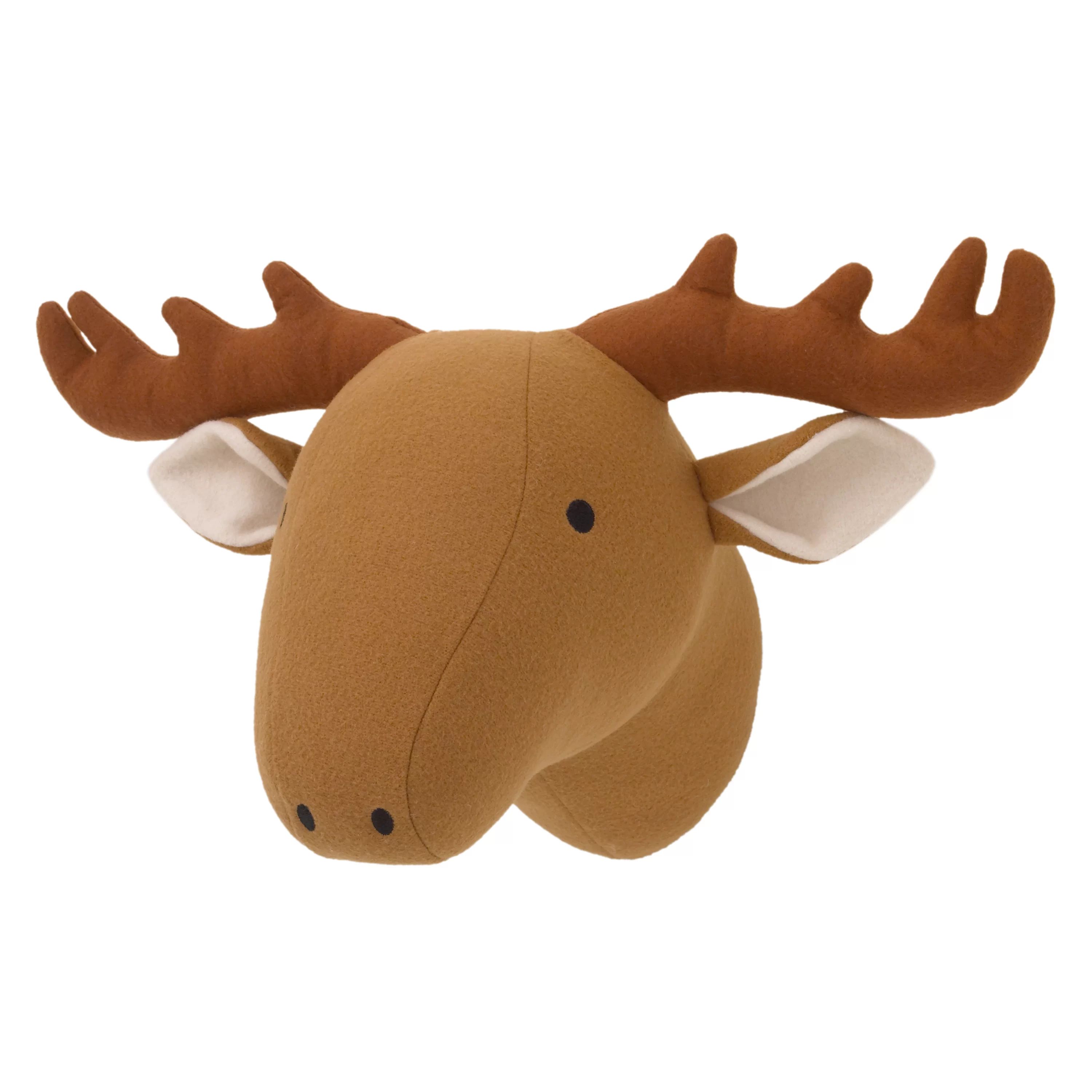 Plush Head Moose Faux Taxidermy | Wayfair North America