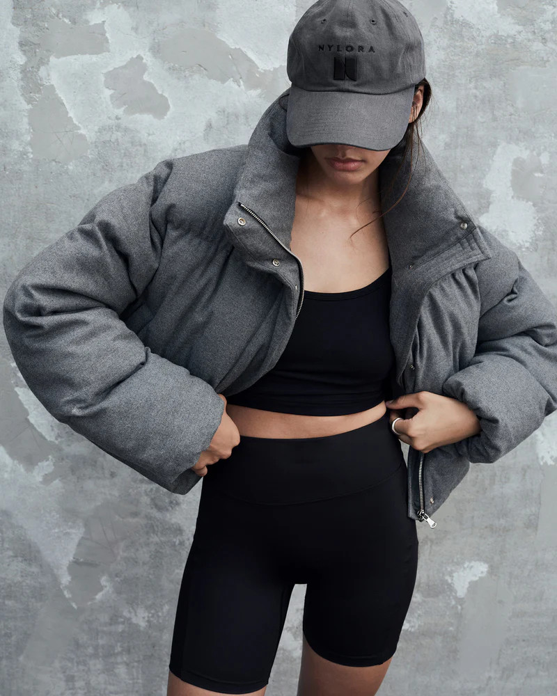 QUINN PUFFER GREY | Nylora