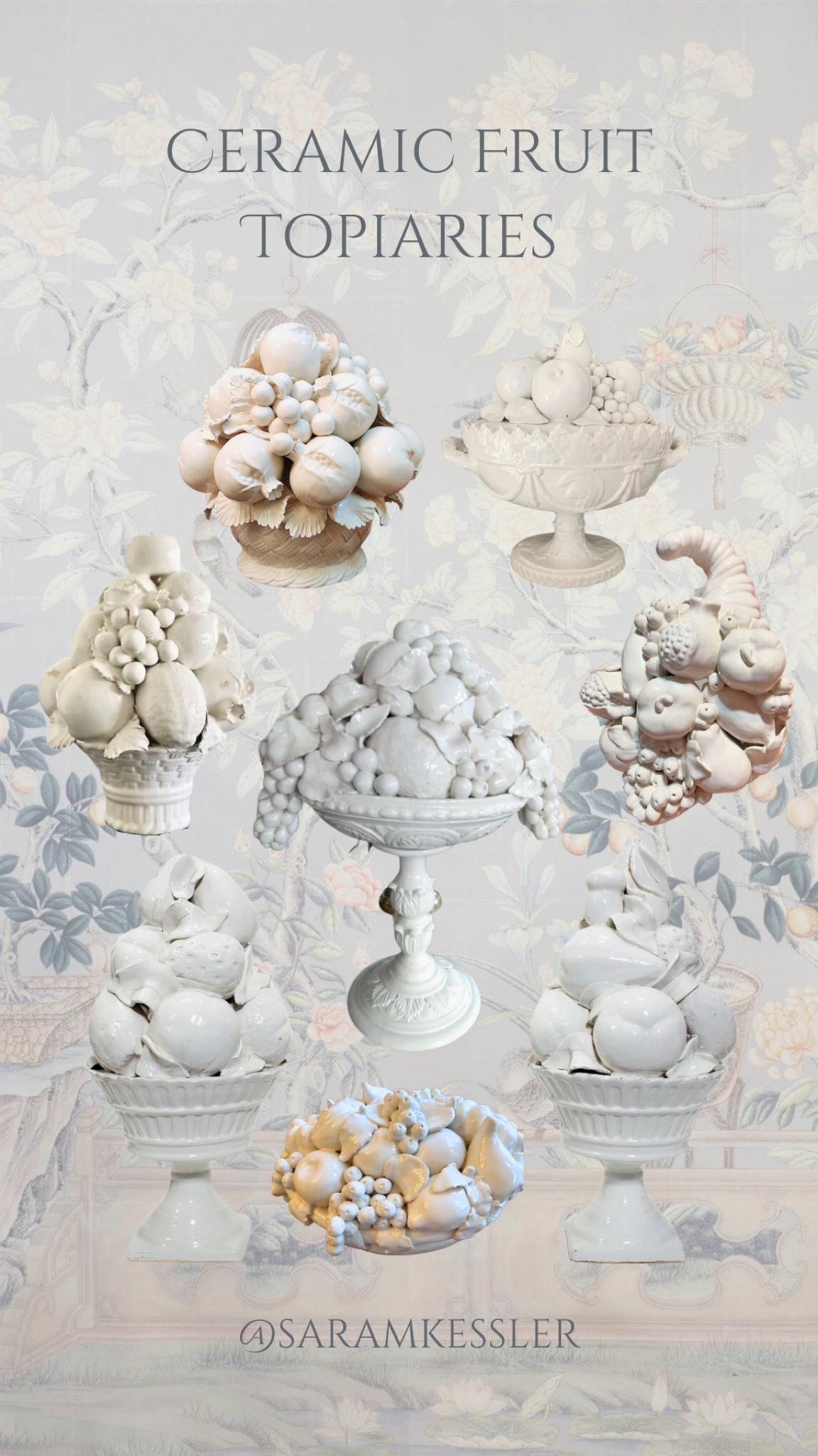 I have long adored white ceramic fruit topiaries and have gathered a small collection of great pieces from eBay for great prices. Here are some of my recent finds. Two of which I own and love. 

#LTKHome #LTKStyleTip