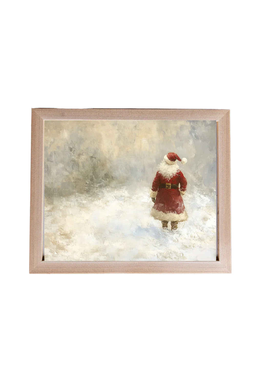 Vintage Papa Noel Forest Pine Framed Art | 095 | Luxe B Co