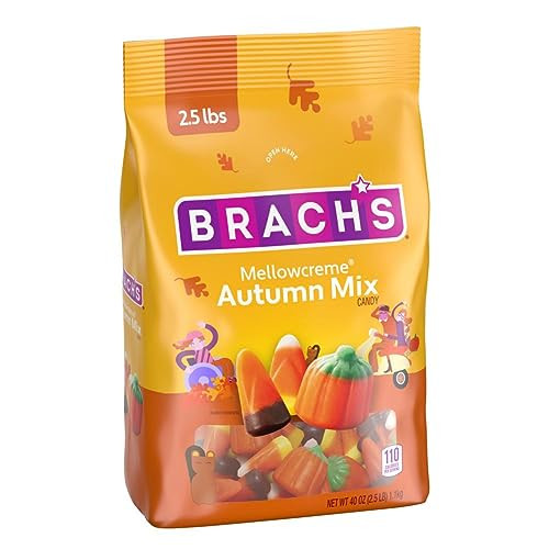 Brach's Mellowcreme Autumn Mix Candy Corn Bag, 2.5 Pound | Amazon (US)
