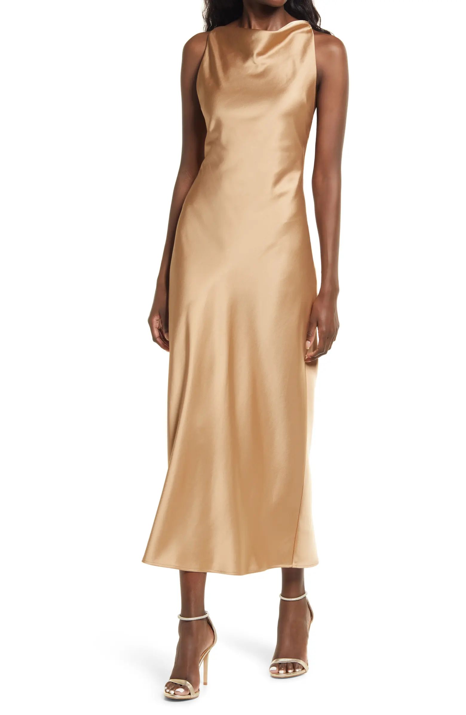 Significant Other Diedra Sleeveless Satin Dress | Nordstrom | Nordstrom