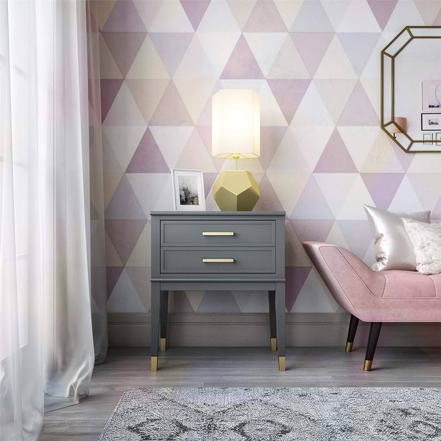 CosmoLiving Westerleigh End Table, Graphite Gray | Amazon (US)