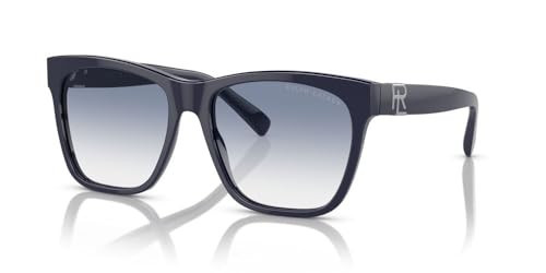 Ralph Lauren THE RICKY II RL 8212 Dark Blue/Light Blue Shaded 57/17/145 women Sunglasses | Amazon (US)