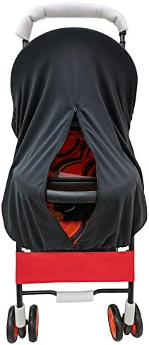 Sun Shade for Strollers, UV Sun and Sleep Shade Universal Fit for Baby Strollers, Blackout Stroll... | Amazon (US)