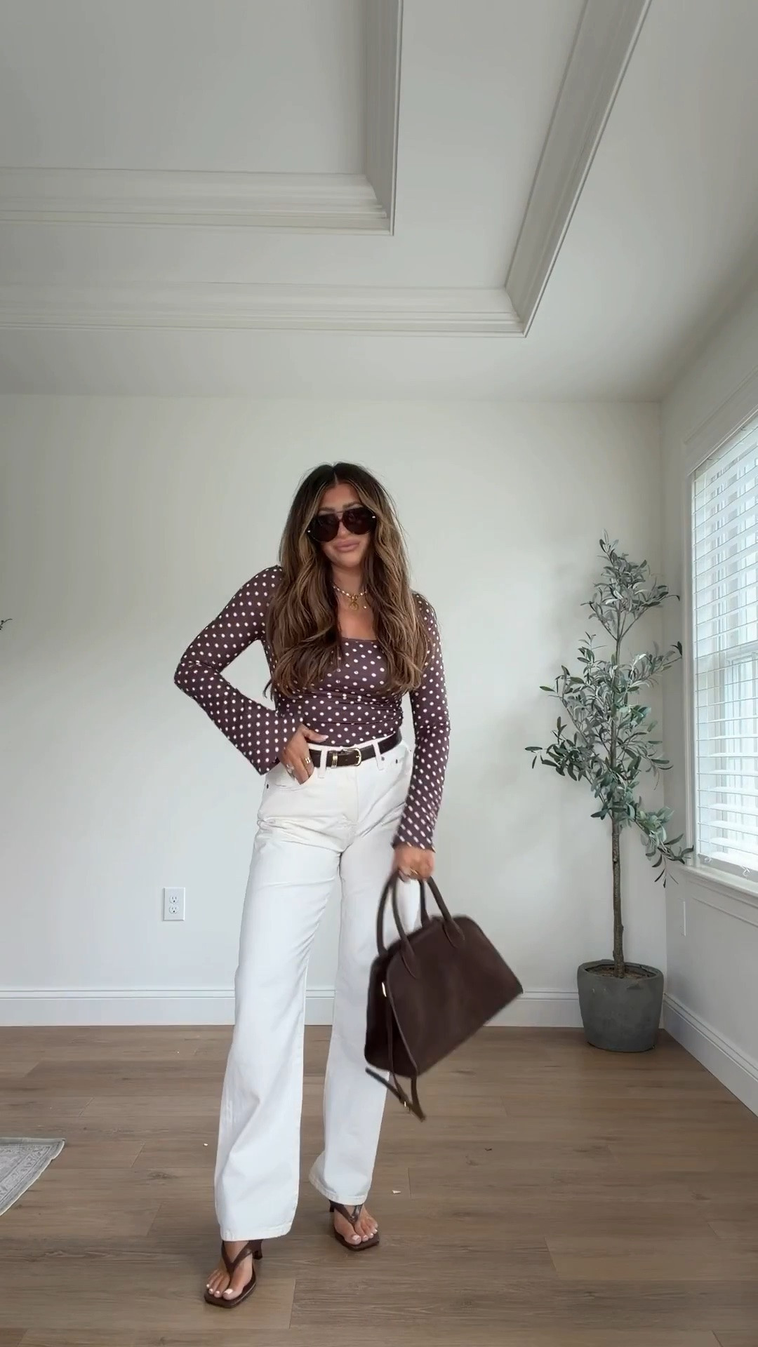 The cutest date night outfits 👏🏼🤍 

Lace top, polka dot top, sheer top are all perfect for summer to fall tradition outfits, GDWM, elevated casual outfit ideas, women’s style 

 #LTKmomlife #LTKSeasonal #LTKSaleAlert
