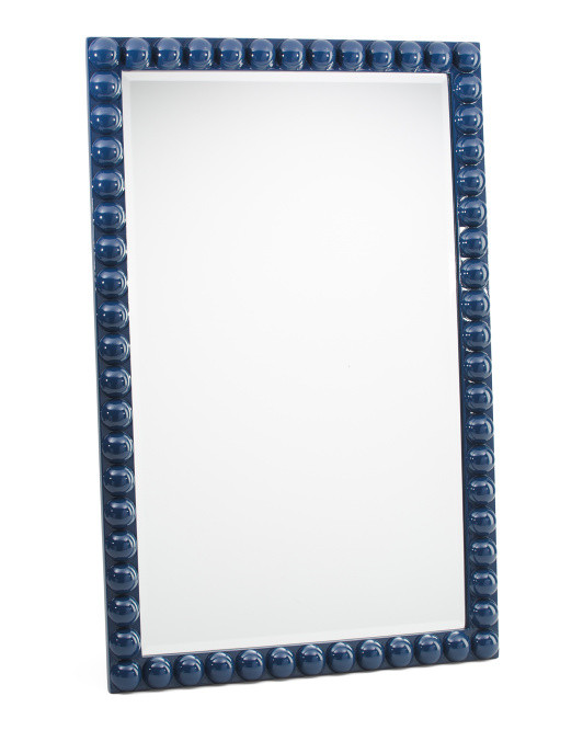 24x36 Varsha Knobby Glossy Rectangular Wall Mirror | Pillows & Decor | Marshalls | Marshalls