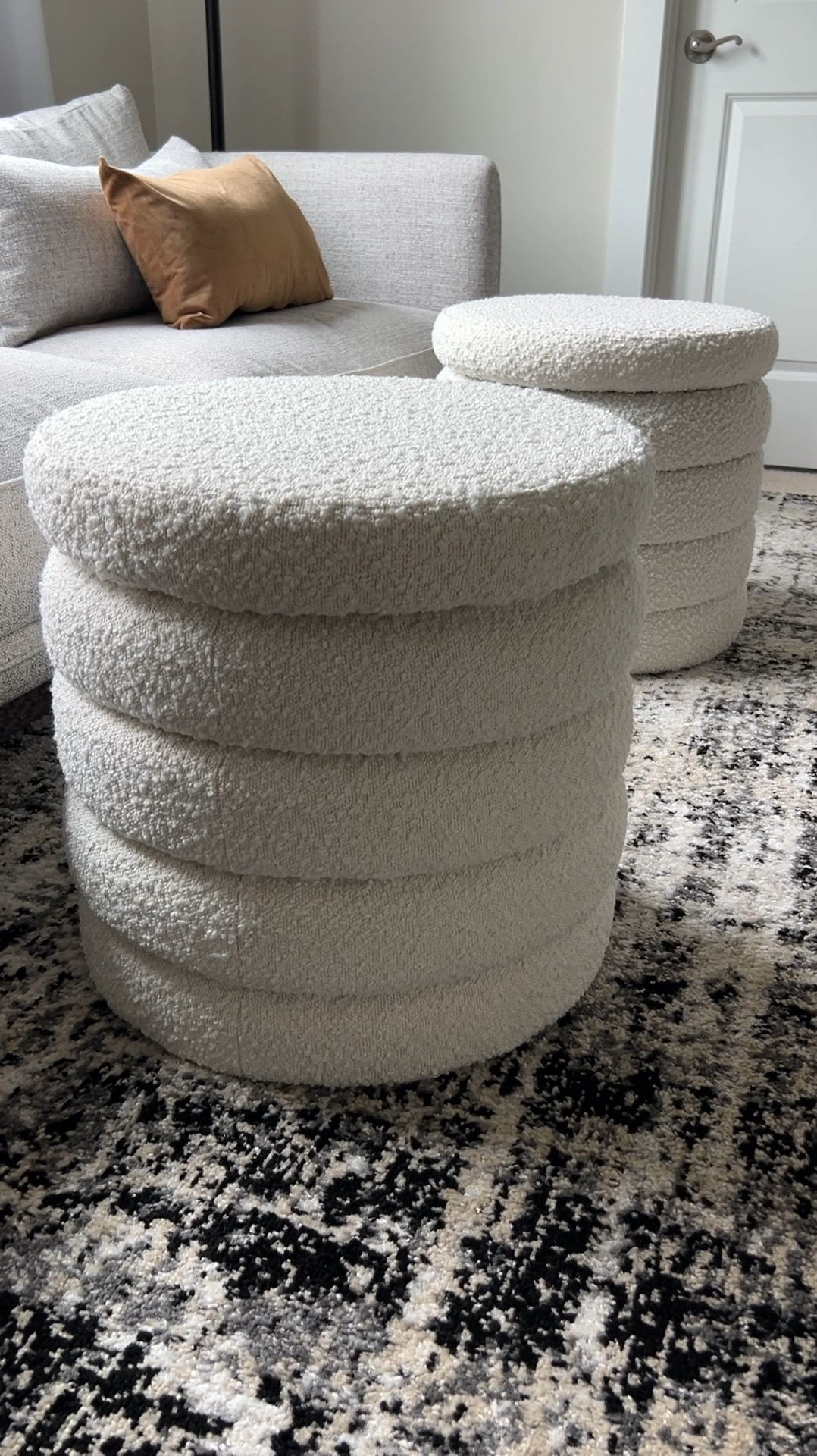 Cream Storage Ottomans/End Tables

#LTKHome