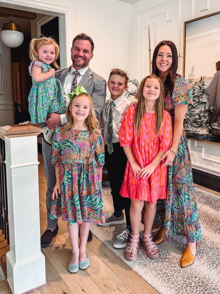 Every year for Easter my family gets new spring dresses/suits & tie. We skip the traditional Easter basket of candy and toys. This year I got all our coordinating dresses from the same boutique! I love the quality and fun prints and they are all on sale. 

#LTKsalealert #LTKfamily