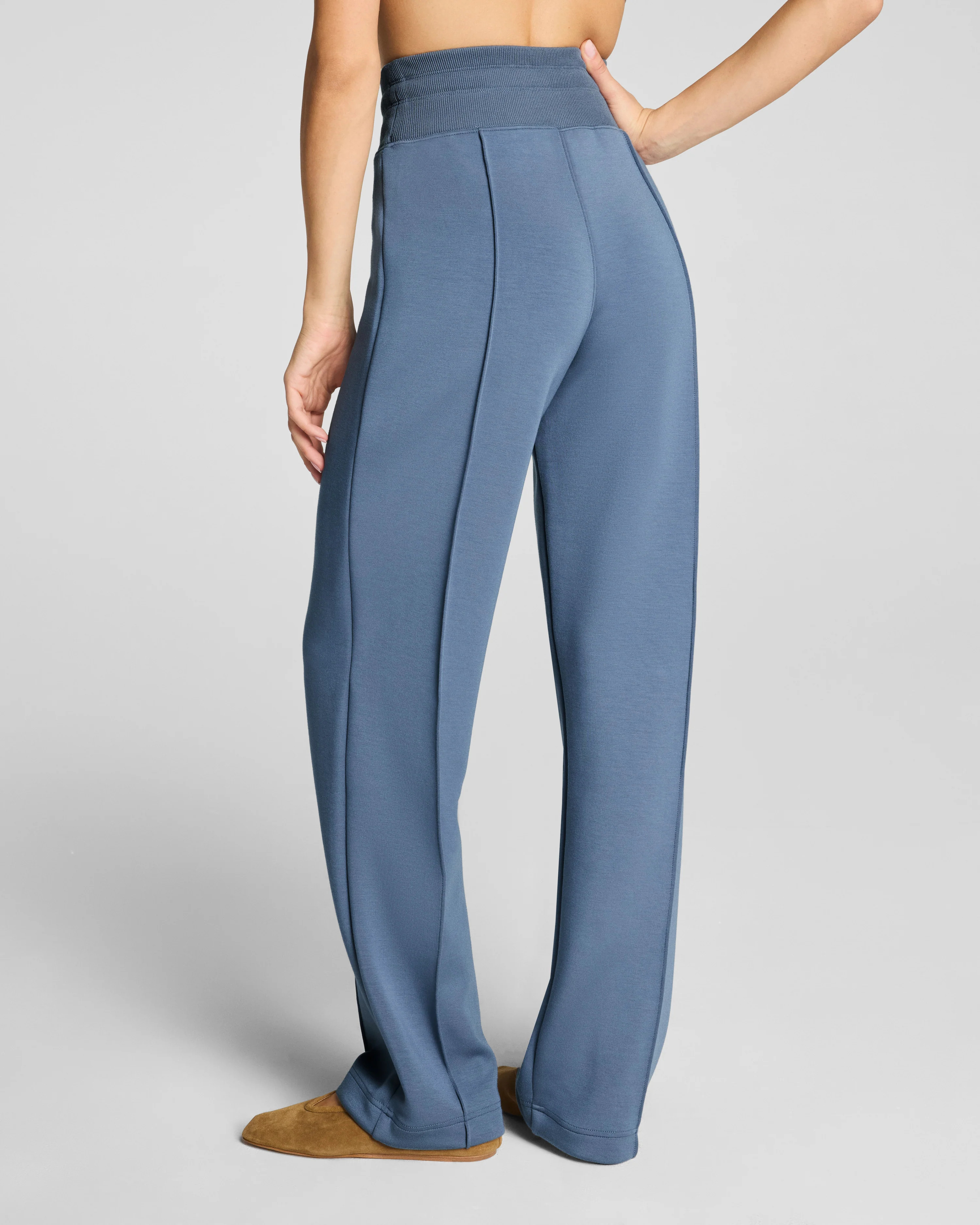 AirEssentials Luxe Straight Leg Pant with Pintucks | SPANX | Spanx