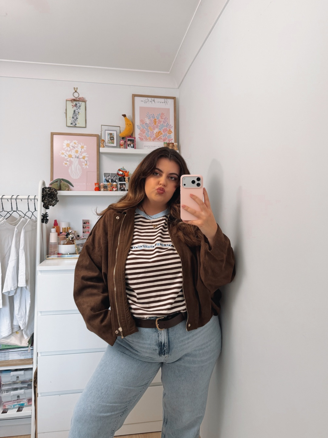 Stripe long sleeve top with suede effect jacket 🐻 the jacket is Zara but linked alternatives 🫶

Light blue jeans, blue jeans, straight leg jeans, anica straight leg jeans new look, pull and bear stripe top, stripe long sleeve, suede jacket, suede effect jacket, brown jacket 

#LTKmidsize #LTKspring #LTKuk