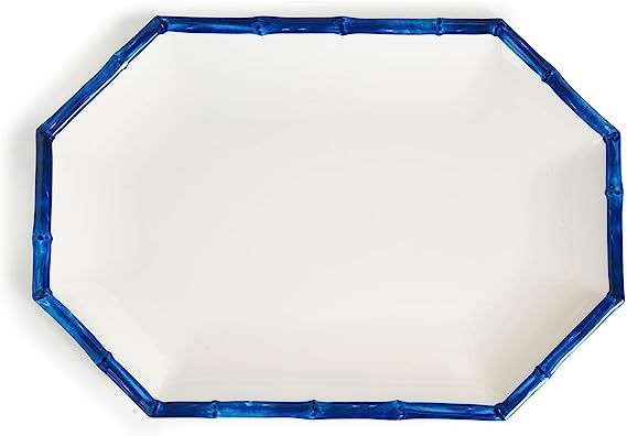 Two's Company Octagonal Bamboo Touch Serving Tray/Platter | Amazon (US)