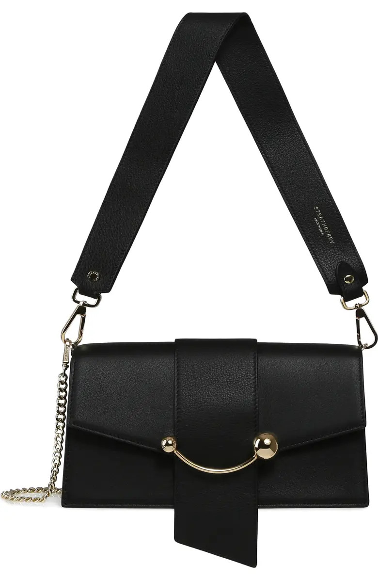 Strathberry Mini Crescent Leather Shoulder Bag | Nordstrom | Nordstrom