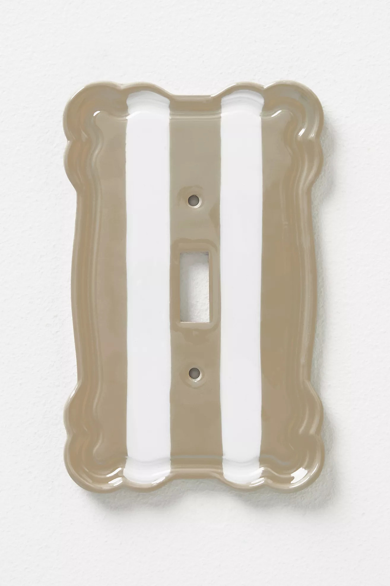 Whitney Stripe Outlet Switch Plate | Anthropologie (US)