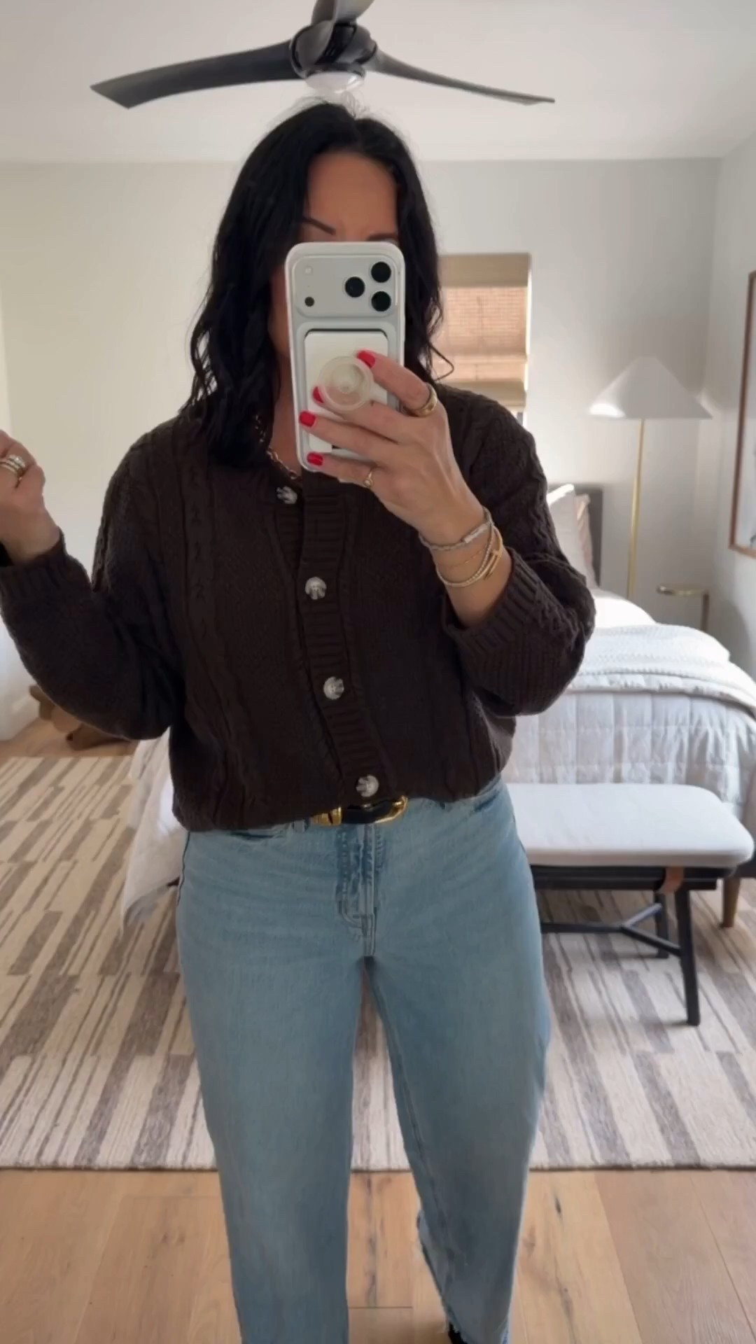 Sweater size large, jeans size 10 (fits tts), boots run small so size up (I’m a 9.5/10 and did a 40.5 in these). 



#LTKootd #LTKOver40 #LTKWorkwear