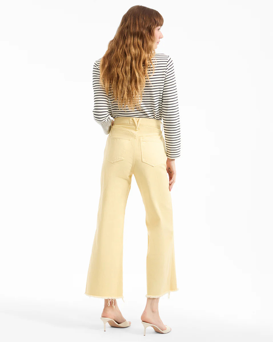 Taylor Cropped Wide-Leg Jean | Veronica Beard