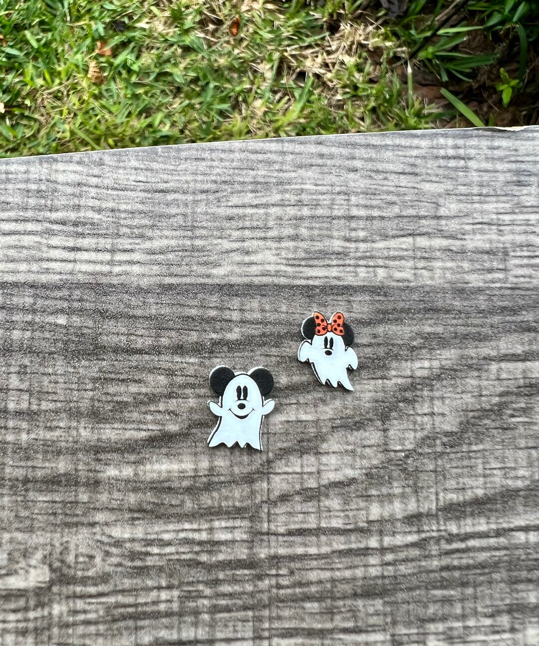 New Ghost Mouse Earrings/magic Kingdom/halloween/handmade to Order/stud Earrings/nickel Free/hypo... | Etsy (US)
