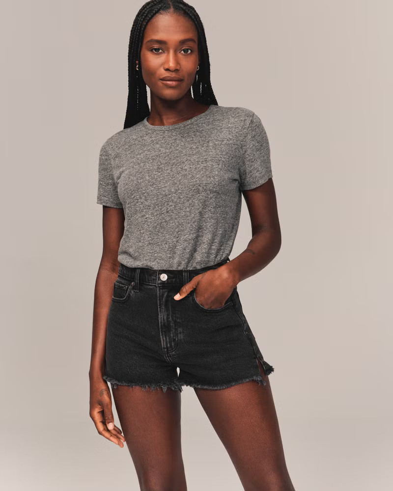 High Rise Mom Short | Abercrombie & Fitch (US)
