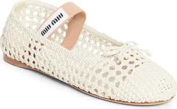 Woven Mary Jane Ballet Flat (Women) | Nordstrom