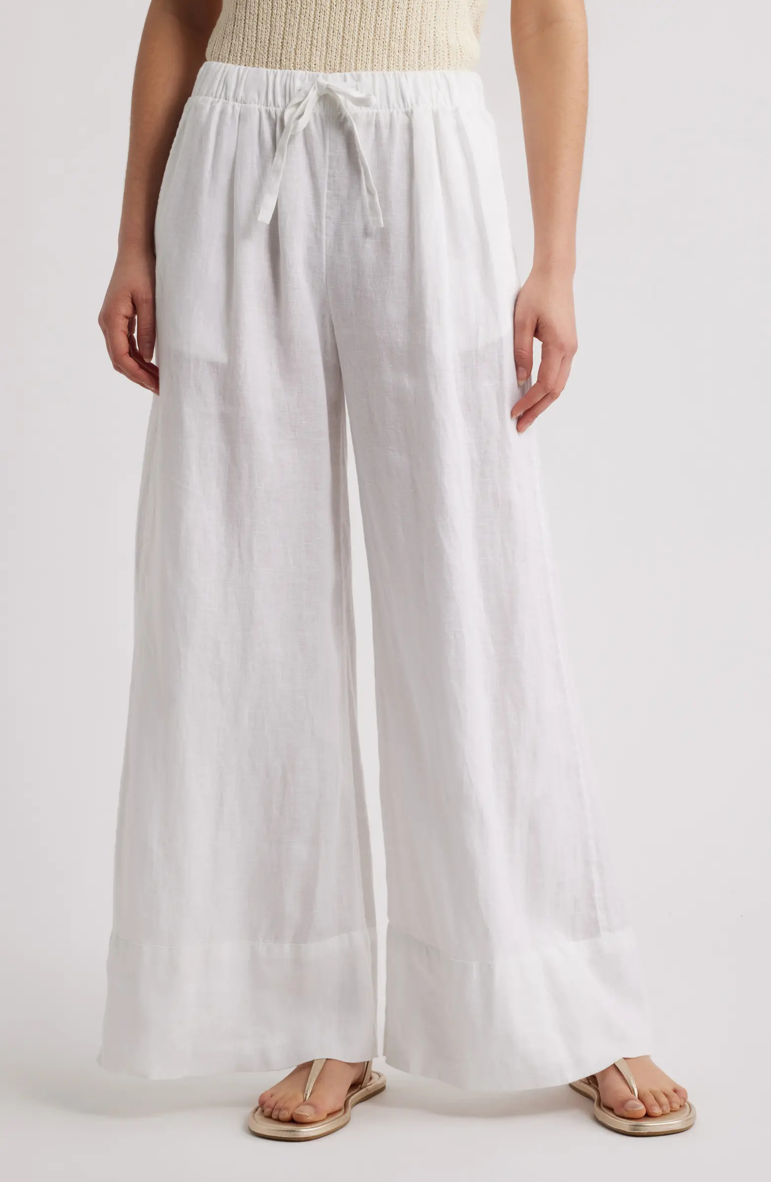 Wide Leg Linen Pants | Nordstrom