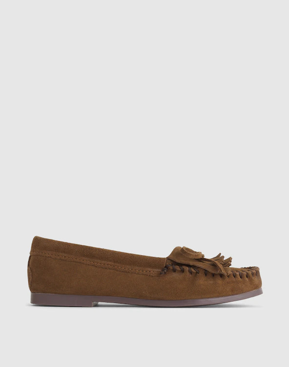 Madewell x Minnetonka Double-Fringe Kilty Moc | Madewell