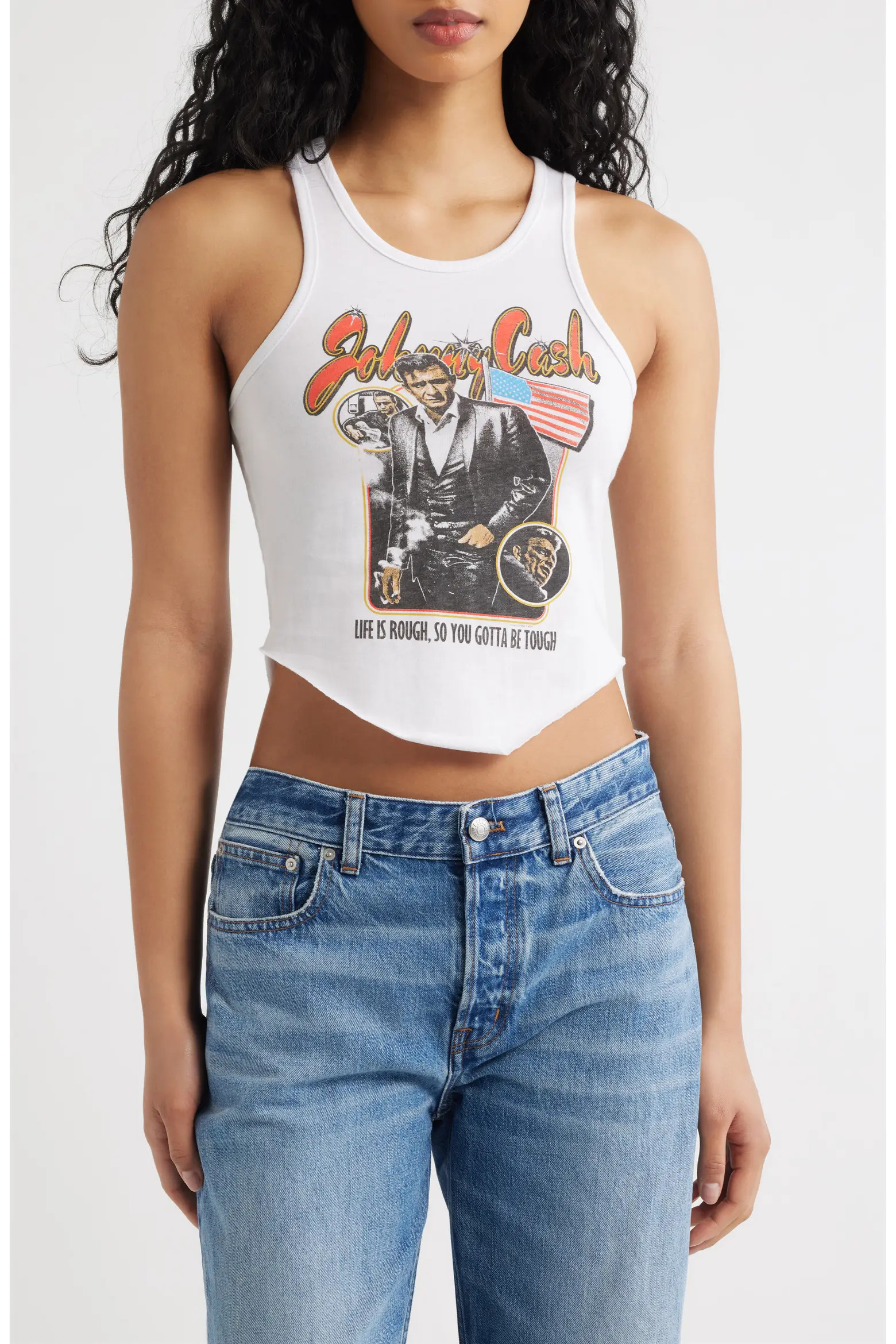 Merch Traffic Johnny Cash Bandana Graphic Tank (Women) | Nordstrom | Nordstrom