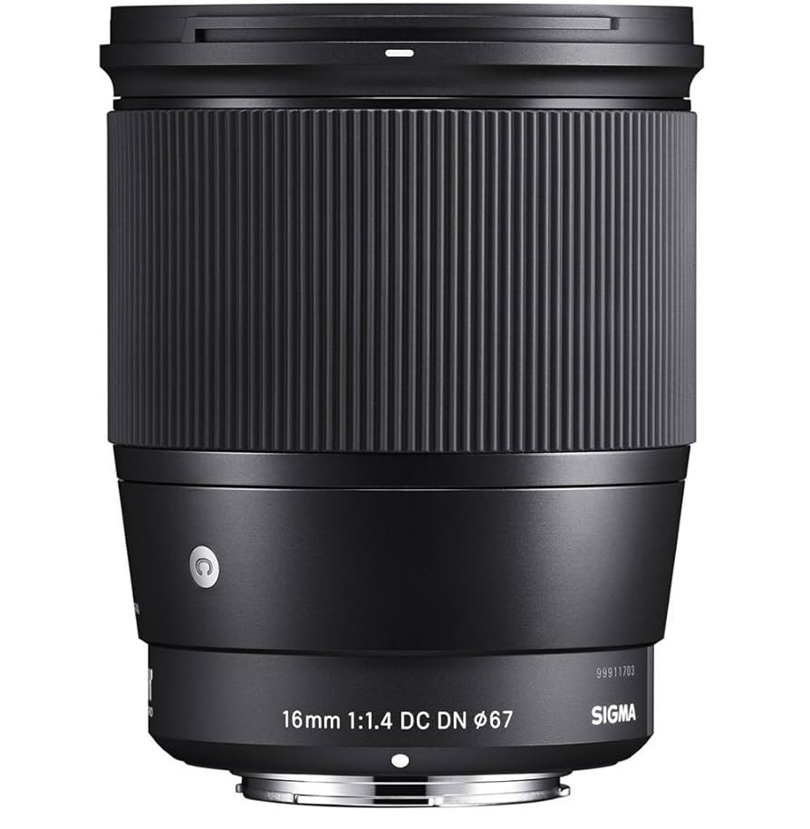 Sigma 16mm f/1.4 DC DN Contemporary Lens for Sony E (402965) Black | Amazon (US)