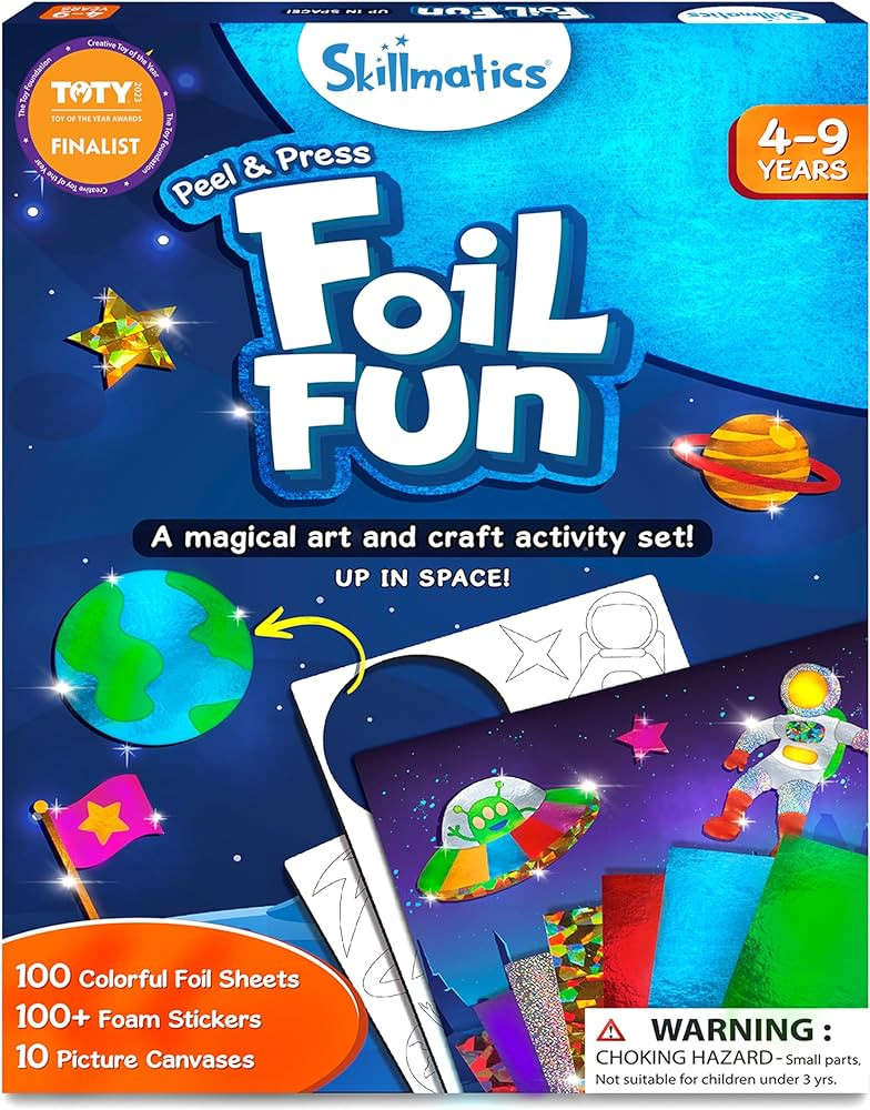 Skillmatics Foil Fun - Space, No Mess Art for Kids, Craft Kits & Supplies, DIY Creative Activity,... | Amazon (US)