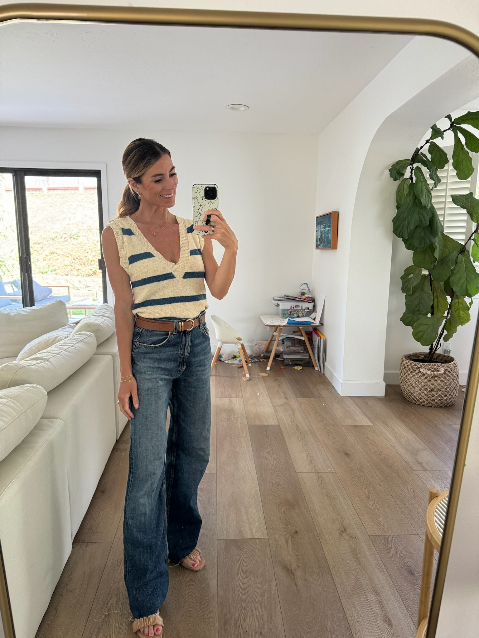 Going out with the girls for some summer fun! Sized up one on the jeans for a slightly looser fit, my top is sold out but linked a few similars!  

 #LTKSeasonal #LTKFindsUnder100 #LTKStyleTip